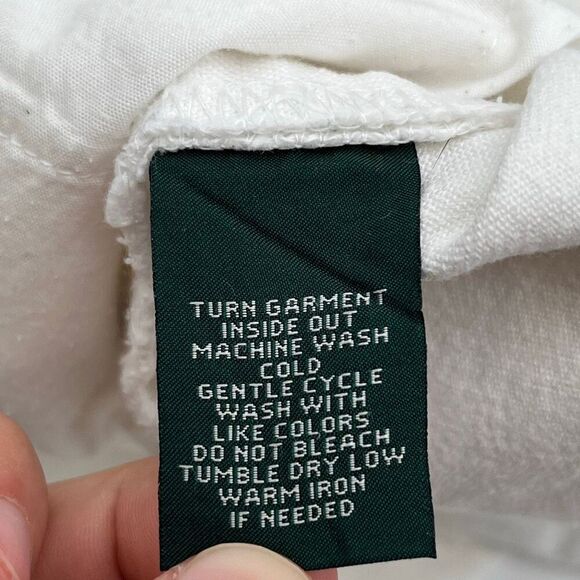 LAUREN RALPH LAUREN Shorts Women's Size 10 Petite White Classic Straight Leg - Picture 4 of 16